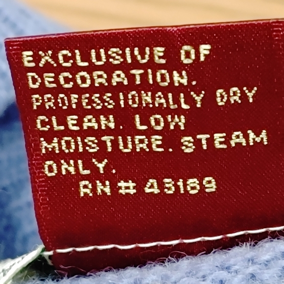 Susan Bristol Vintage Hand Embroidered Wool Shetland Winter Sweater 38 - Picture 9 of 12